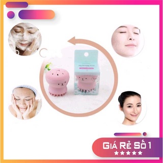 Cọ rửa mặt bạch tuộc Siêu Dễ Thương