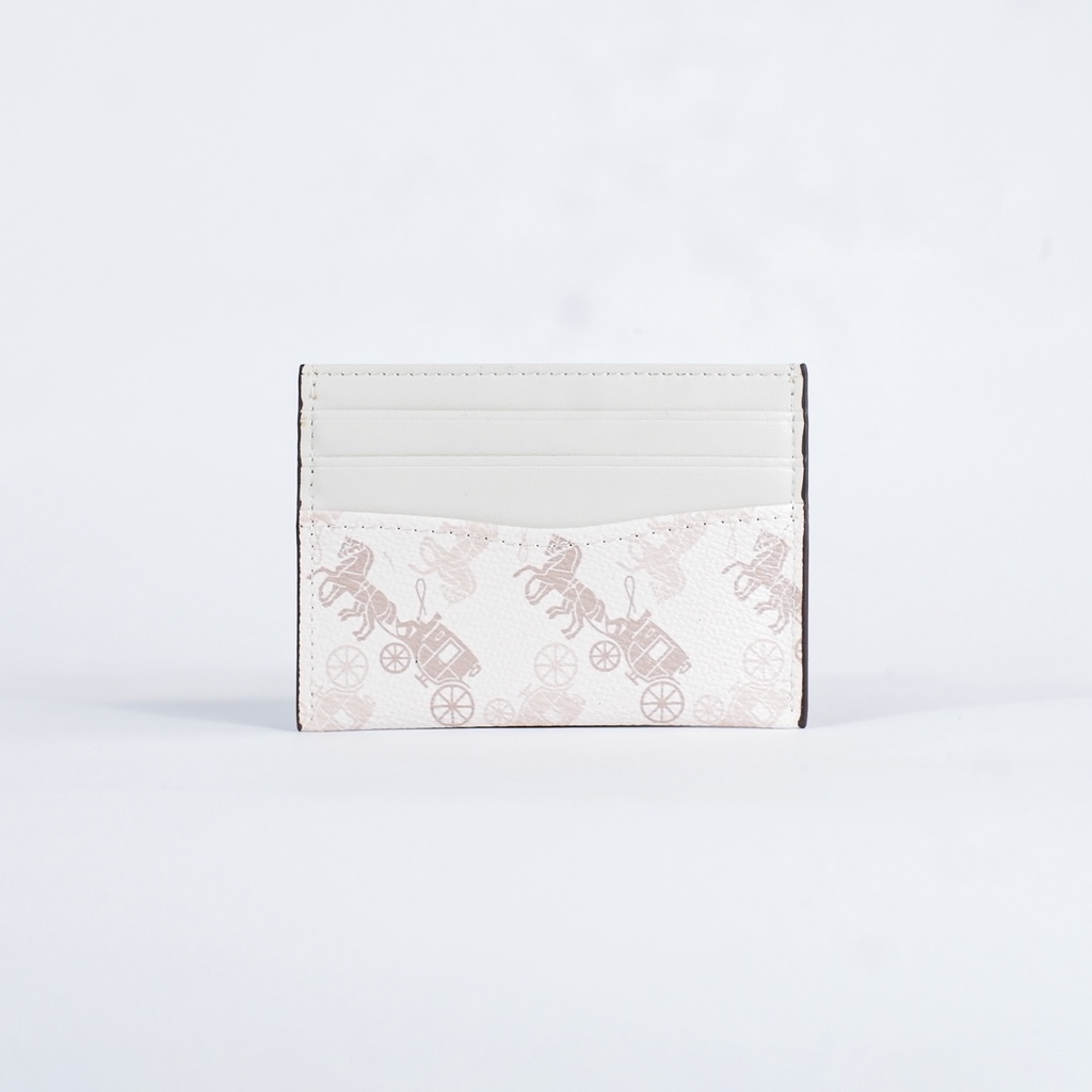 Ví đựng thẻ Card Holder Coach Monogram Da PU