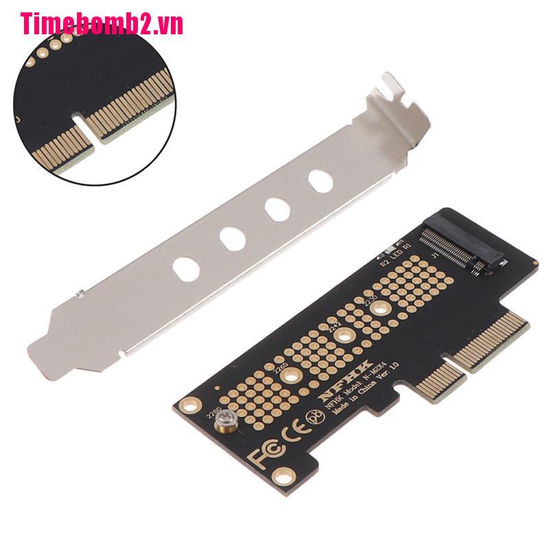 Thẻ Chuyển Đổi Nvme ssd ngff Sang pcie 3.0 x4 Chuyên Dụng