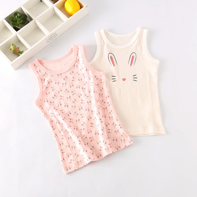 Set 2 Áo Ba Lỗ Cho Bé Trai Và Bé Gái vải cotton sợi tre mát lạnh Hàng Quảng Châu cao cấp phù hợp cho mùa hè AO3 Bế Bế