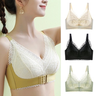 Áo Lót Nâng Ngực Phối Ren Hoa Thiết Kế Cài Trước Quyến Rũ