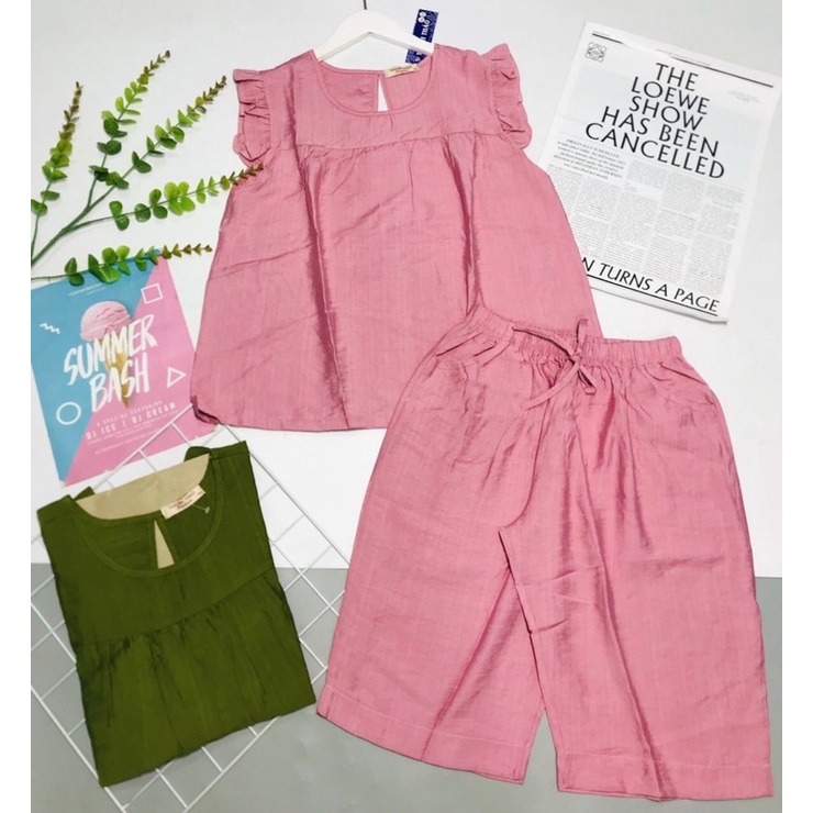 ĐỒ BỘ VẢI TƠ GÂN MÁT