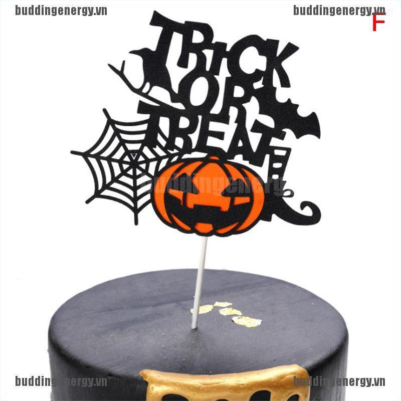 Cây Sticker Phong Cách Halloween Dùng Để Trang Trí Bánh Kem Tiện Dụng