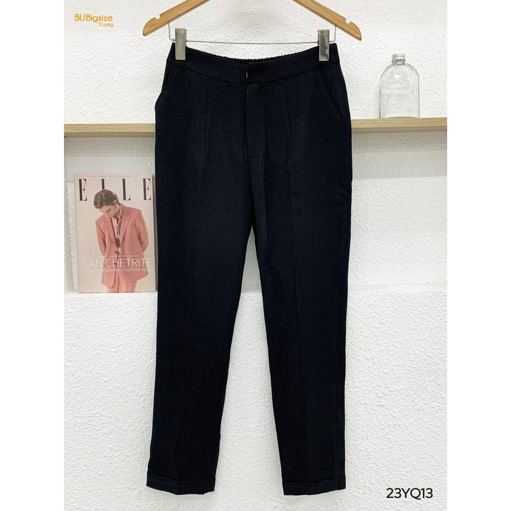 Quần baggy lơ vê gấu BIGSIZE (55kg đến 95kg) - 23YQ13 - [BU Bigsize Young]