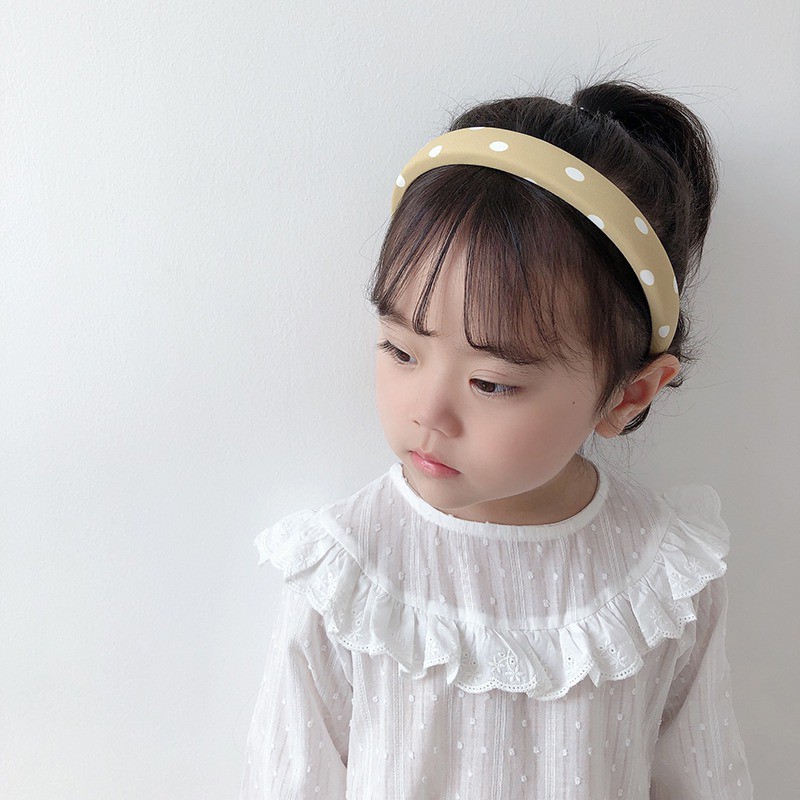 Cài tóc họa tiết chấm bi thời trang cổ điển dành cho bé gái
