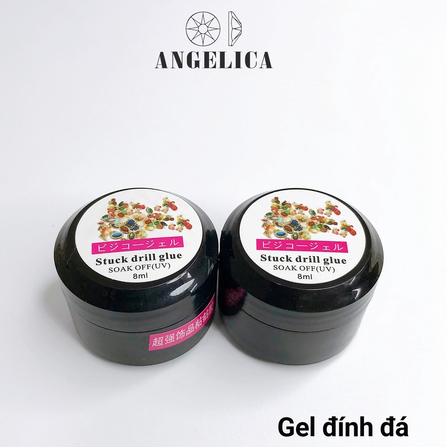 Gel Đính Đá Nail Chính Hãng Siêu Bền Siêu Chắc Trang Trí Móng ANGELICA GDD