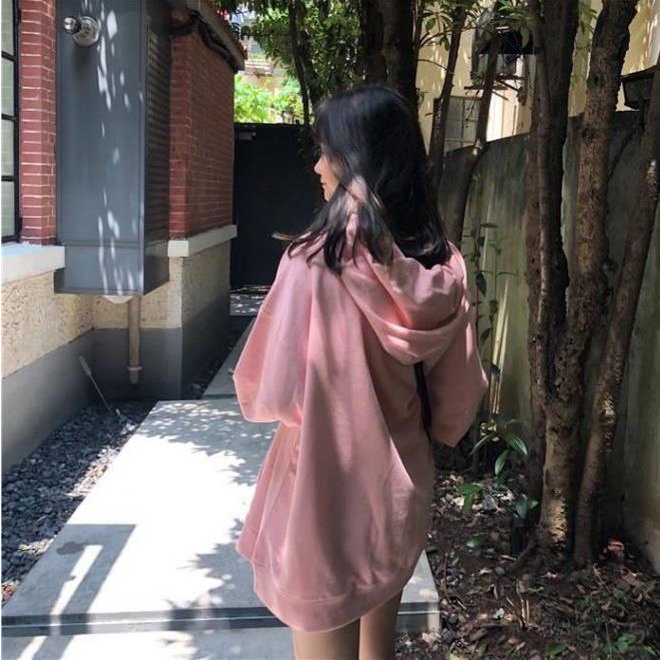 Mới Áo Hoodie Form Rộng Phong Cách Hàn Quốc Cho Nữ