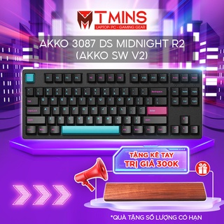 Bàn phím cơ AKKO 3087 DS Midnight R2 (Akko sw v2) - Bảo hành 12 tháng thumbnail
