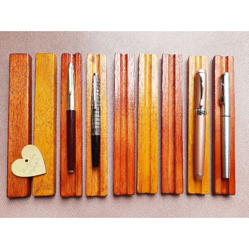 Khay gỗ đựng 1 bút