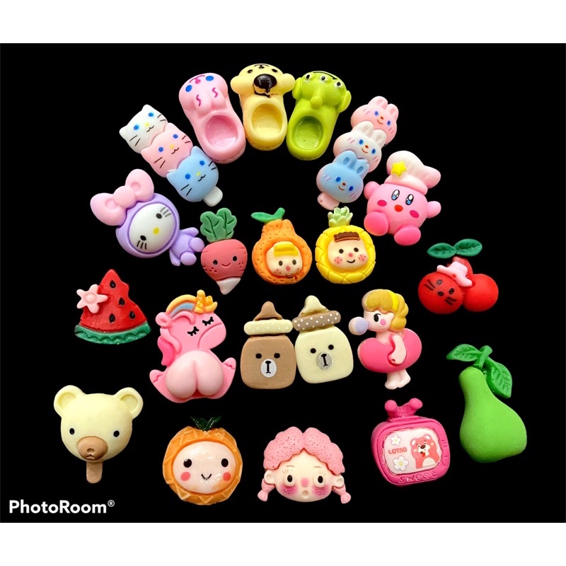 Jibbitz Sticker 3D Nhỏ Gắn Dép Crocss