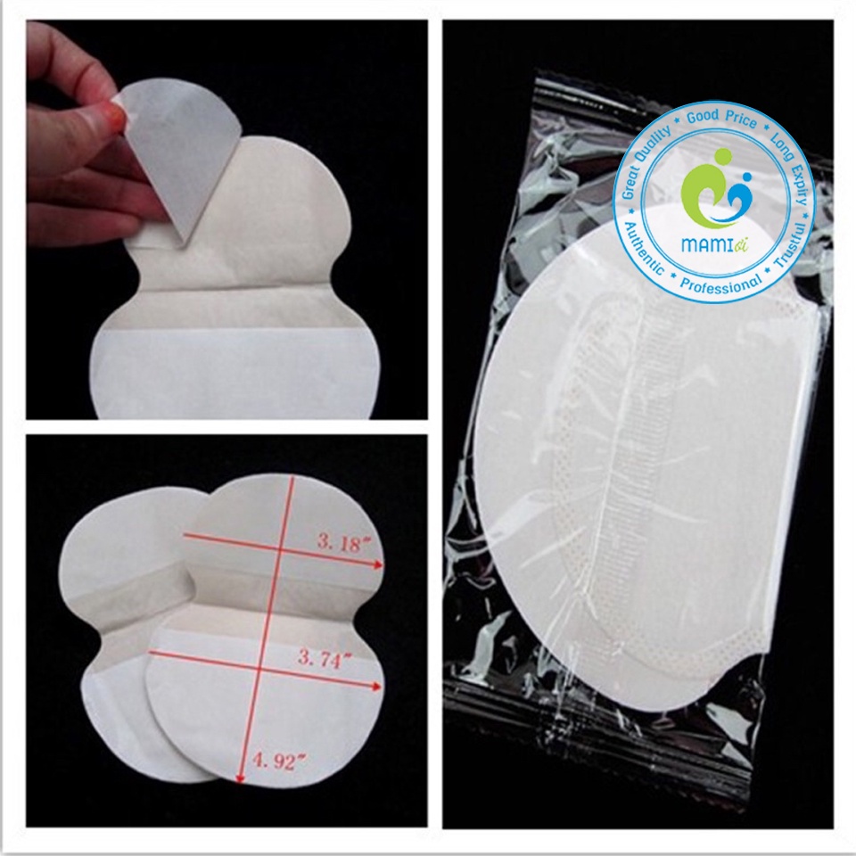 Miếng dán (2 miếng/túi) hỗ trợ thấm mồ hôi nách diệt khuẩn, khử mùi hiệu quả, Nhật Bản