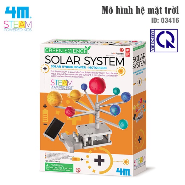 Mô hình hệ mặt trời 4M-đồ chơi khoa học giúp phát triển tư duy cho trẻ. Hàng chính hãng bảo hành 12 Tháng Toàn quốc
