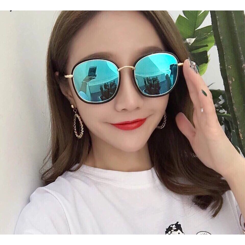 Mắt kính oval tròn AHA thời trang❤️FREESHIP❤️gọng kính mát nữ hàn quốc tinh tế AH147 | BigBuy360 - bigbuy360.vn