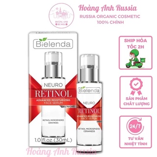 Serum Bielenda Retinol Neuro trẻ hoá, làm da căng bóng, mờ thâm sẹo