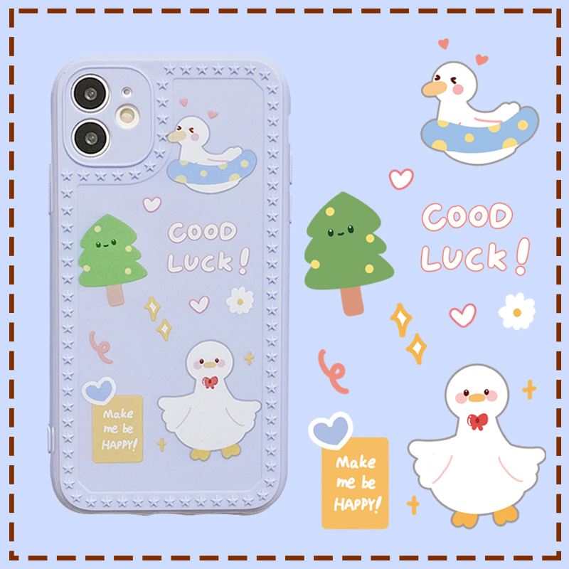 Ốp điện thoại bảo vệ ống kính in hình hoạt hình cho IPhone 7 8 Plus 11 12 Pro Max 12pro 7+ 8+ Plus XR SE 2020 | BigBuy360 - bigbuy360.vn