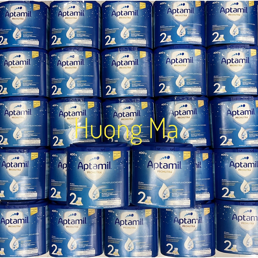 Sữa Aptamil Đêm Nội Địa Đức Mẫu Mới -  Sữa Aptamil Ban Đêm Cho Bé Ngủ Ngon Chính Hãng 400g