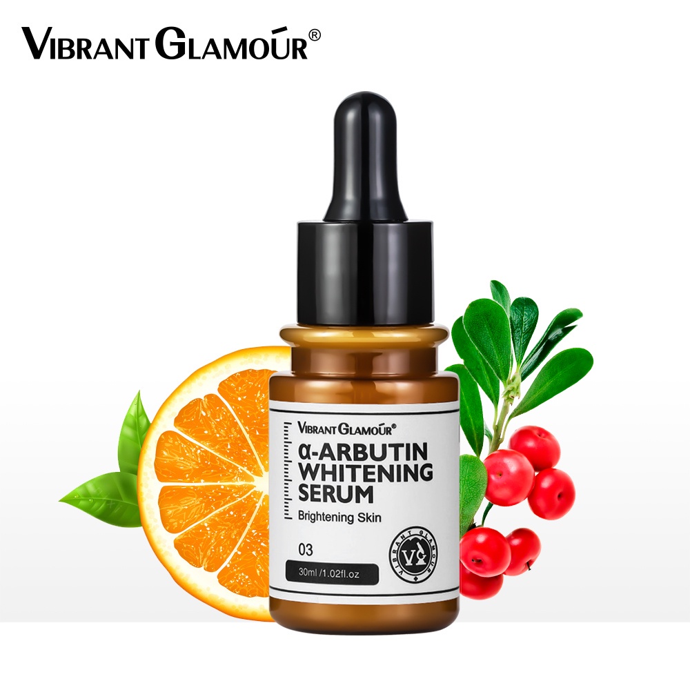 Tinh Chất VIBRANT GLAMOUR Arbutin Chứa Niacinamide Vitamin C Giúp Làm Sáng Da Và Làm Mờ Vết Thâm 30ml