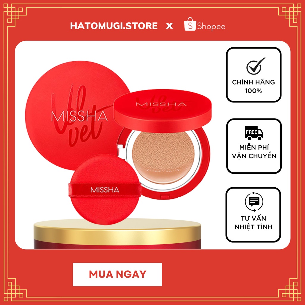 Phấn cushion / Phấn Nước Missha Velvet Finish Cushion