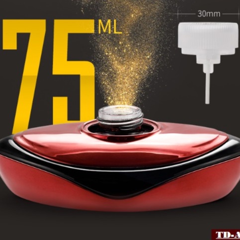 Nước Hoa Ô Tô Đính Đá Car Perfume - Trang Trí Taplo Xe Hơi-  Mùi Thơm Nhẹ Nhàng - Mẫu Nắp Oval