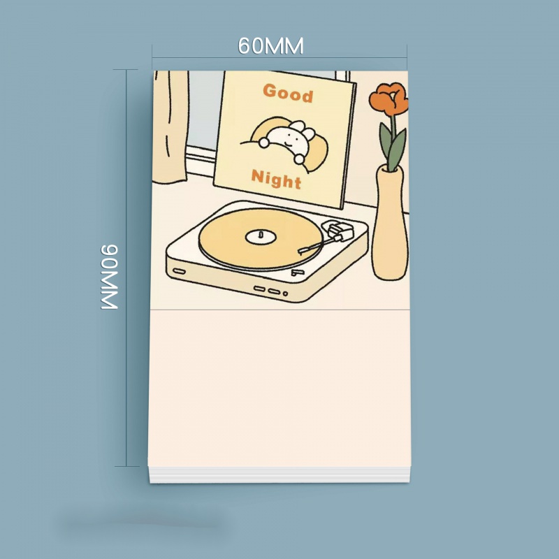 Giấy Ghi Chú Họa Tiết Hoạt Hình Sáng Tạo Cho Học Sinh