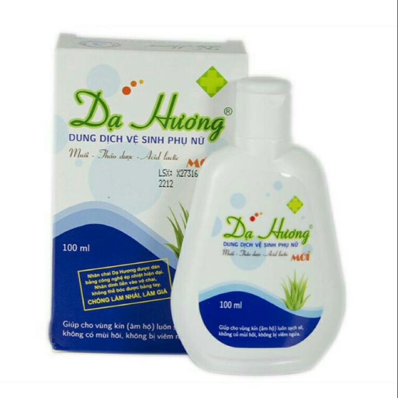 Dung Dịch Vệ Sinh Phụ Nữ Dạ Hương 100ml, 120ml