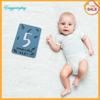 Toy ♡ 20pcs Baby Growth Milestone Commemorative Card Month Days Photography Props