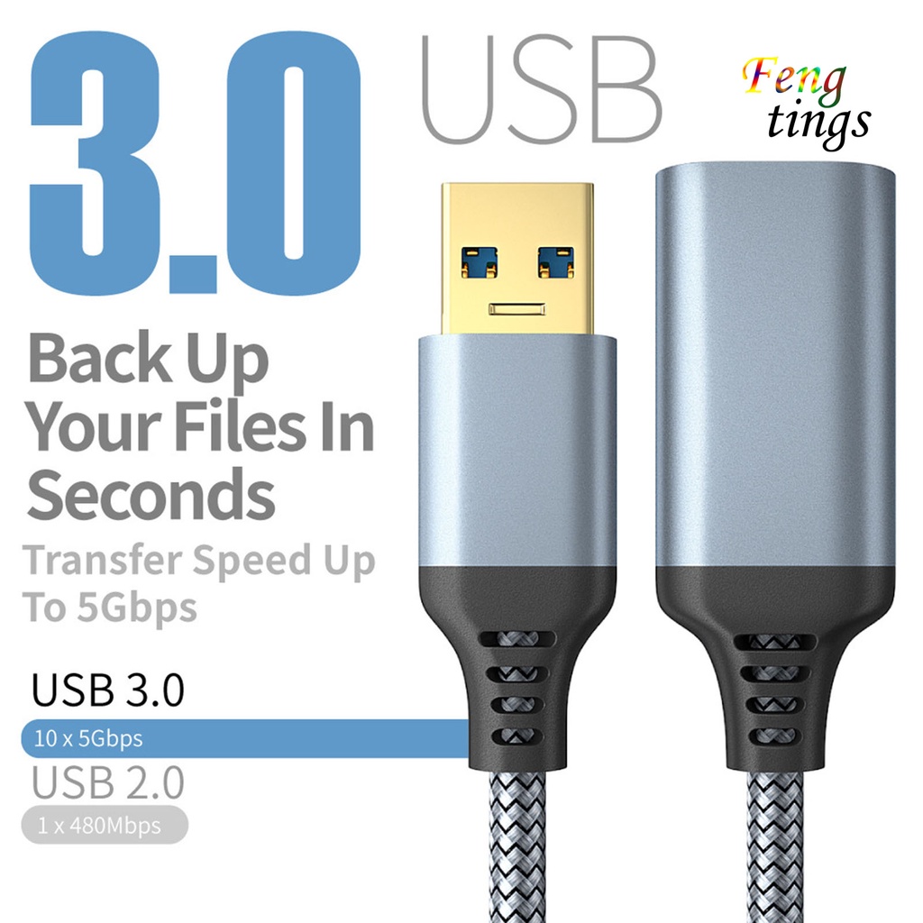 Cáp nối dài cổng cắm Usb 3.0 tốc độ cao dành cho máy tính xách tay