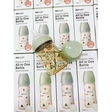 Bình Sữa Moyuum Họa Tiết Mẫu Mới 170ml 270ml | Minizon Kids