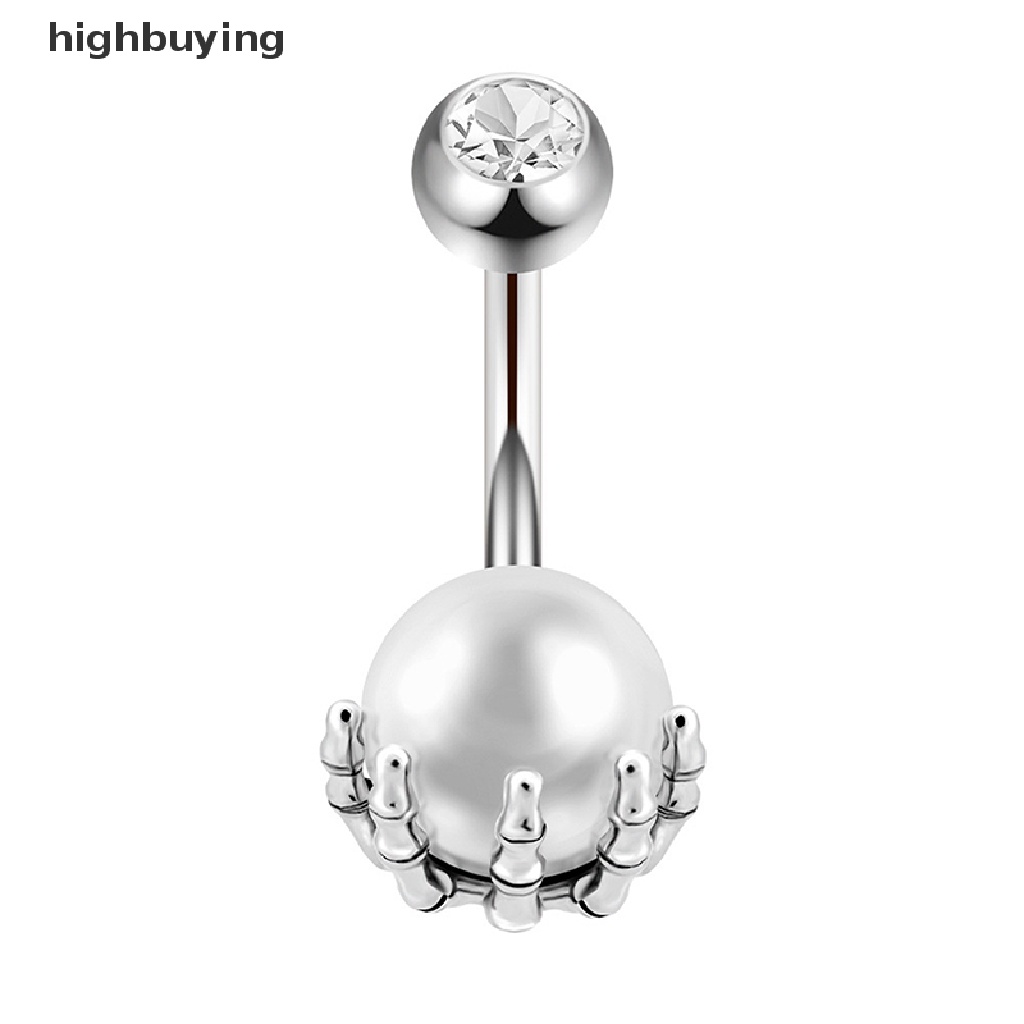 [Hàng Mới Về] Set 8 Khuyên Rốn Thép 14G Đính Đá CZ