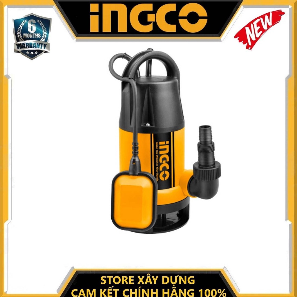 MÁY BƠM CHÌM NƯỚC THẢI 750W (13000L/H) INGCO SPD7501- HÀNG CHÍNH HÃNG