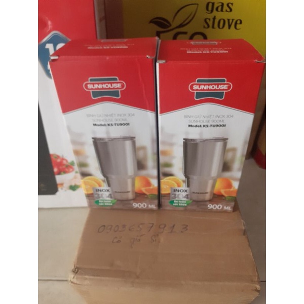 BÌNH GIỬ NHIỆT IXO 304 SUNHOUSE 900ML