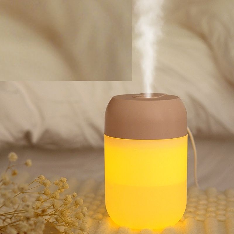 Máy xông tinh dầu phun sương kiêm đèn ngủ để bàn làm ẩm không khí tỏa hương thơm 2 in 1 Az D5.022