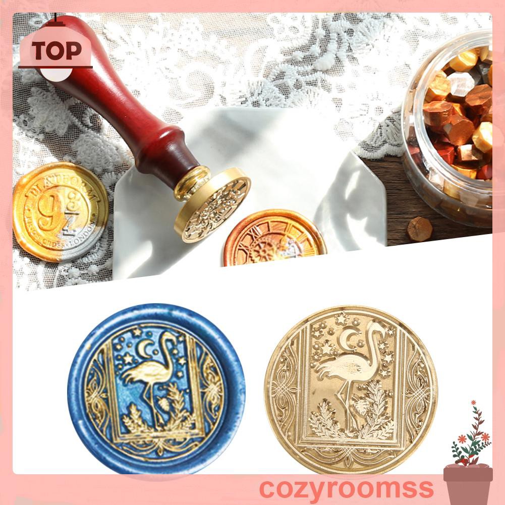 Đầu con dấu sáp phong cách retro