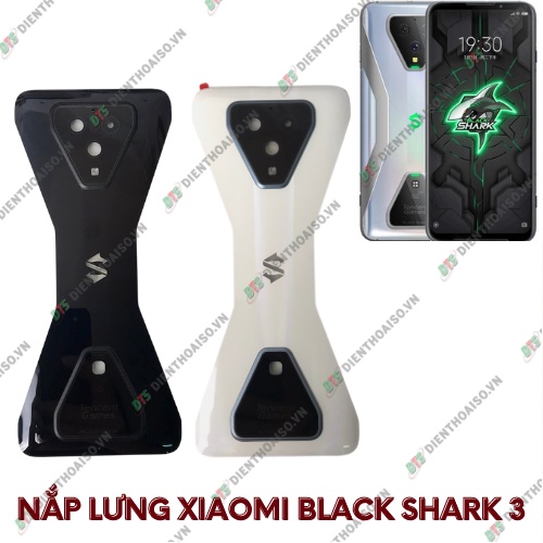 Nắp lưng xiaomi black shark 3 trắng , đen