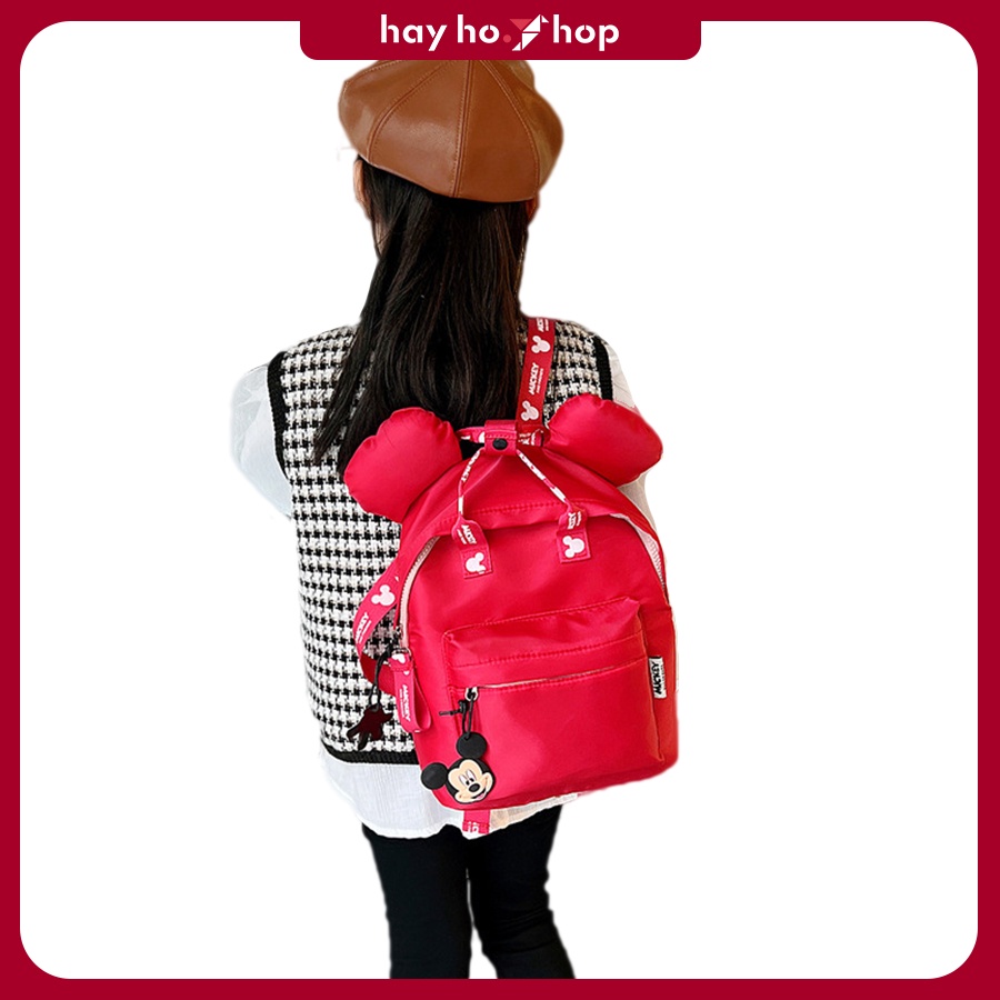 Balo cho bé mẫu giáo unisex hình thú chuột hoạt hình đáng yêu phong cách Hàn Quốc cho bé từ 1 tuổi đến 5 tuổi