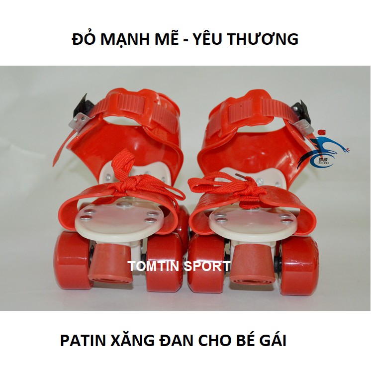 Giày trượt patin 2 hàng bánh trẻ em (2 - 6 tuổi) kiểu sandal dễ đi không lo bị ngã [TOMTIN SPORT]