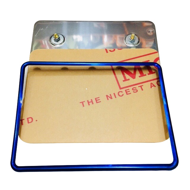 BỘ KHUNG BIỂN SỐ MECA INOX XANH