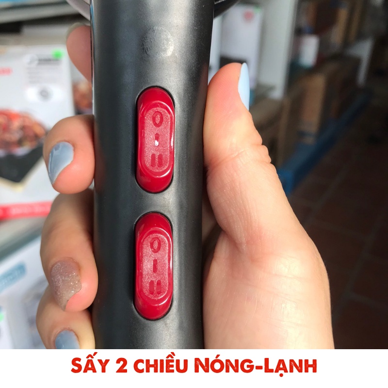 Máy sấy tóc Panasonio 5528-3500w, công suất khỏe, máy sấy 2 chiều nóng lạnh,có đèn xanh khi sấy ,dòng máy siêu bền.