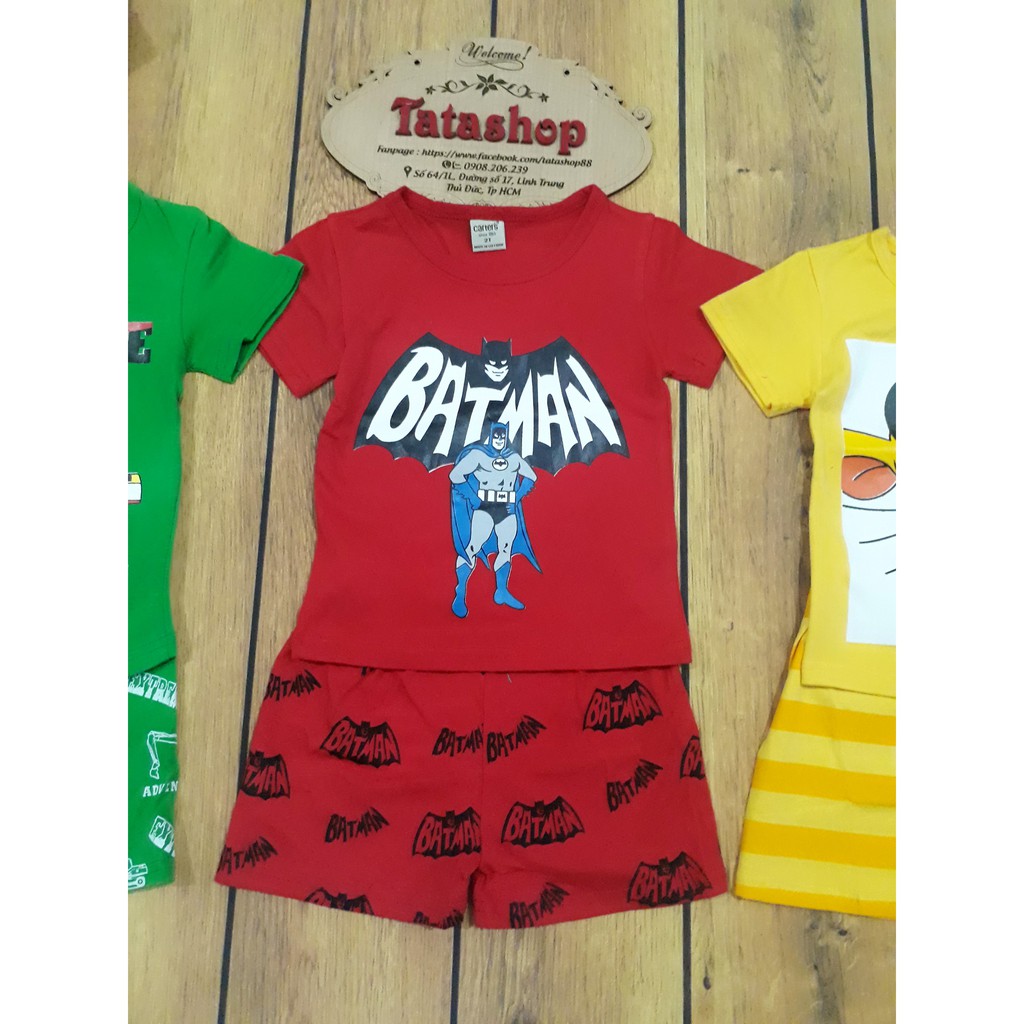 BỘ ĐỒ BÉ TRAI COTTON 8 22KG