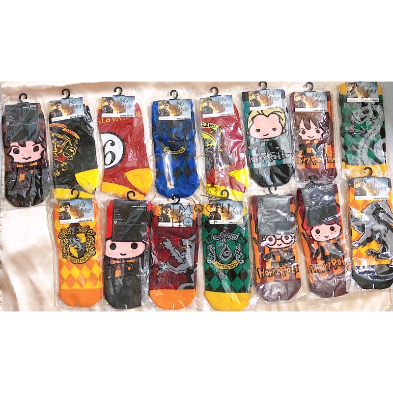 Vớ cổ thấp cotton harry potter (ảnh chụp thật)