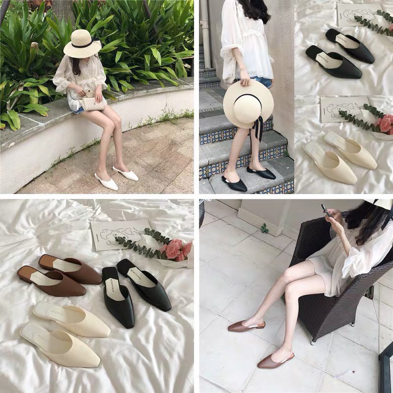 [Xả Kho] Dép Sục Nữ 5 Màu Cực Xinh Đế Cao 1 Phân_Hàng Quang Châu