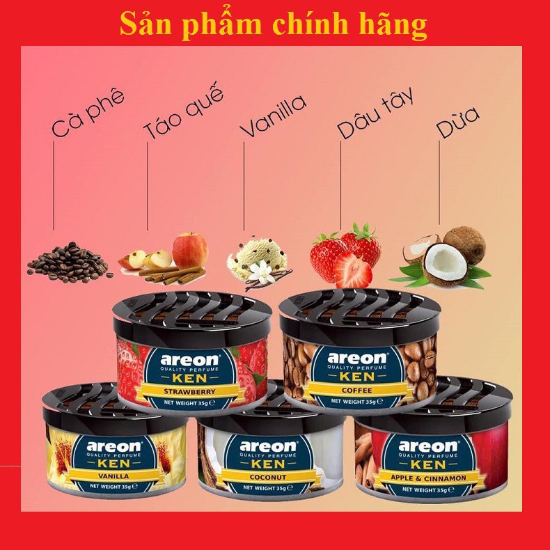 Sáp thơm nước hoa [XẢ KHO 3 NGÀY], phụ kiện ô tô - Hàng chính hãng Areon nhập khẩu Bulgaria cho hương thơm ngát