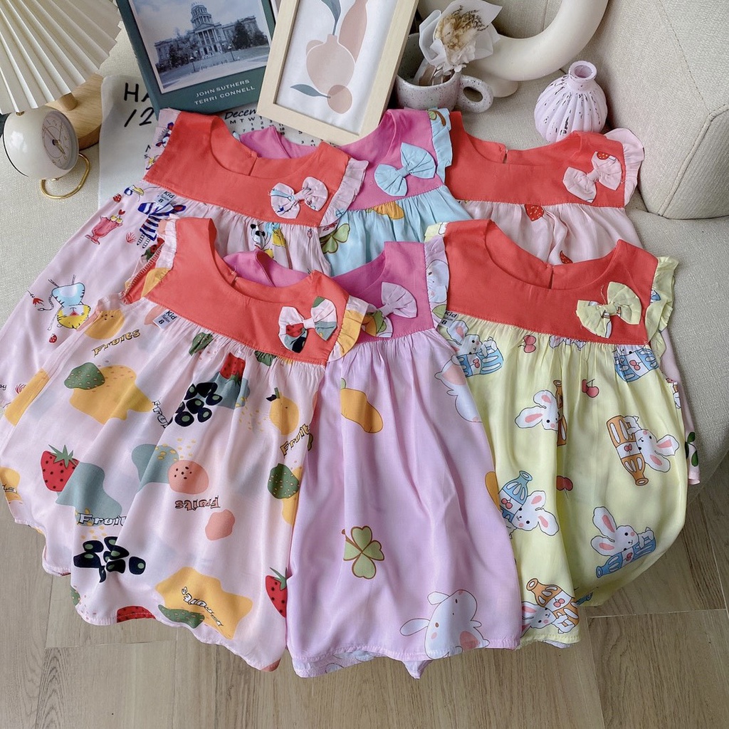 Bộ lanh lụa đẹp bé gái size đại 15-45kg❤️Bộ tole 2 da hàng thiết kế chất mềm mịn,ít nhăn, thấm mồ hôi tốt