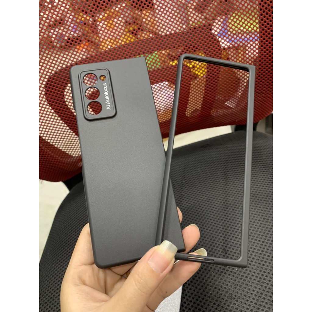 Ốp lưng samsung Z Fold 2 cứng trong suốt bóng sịn