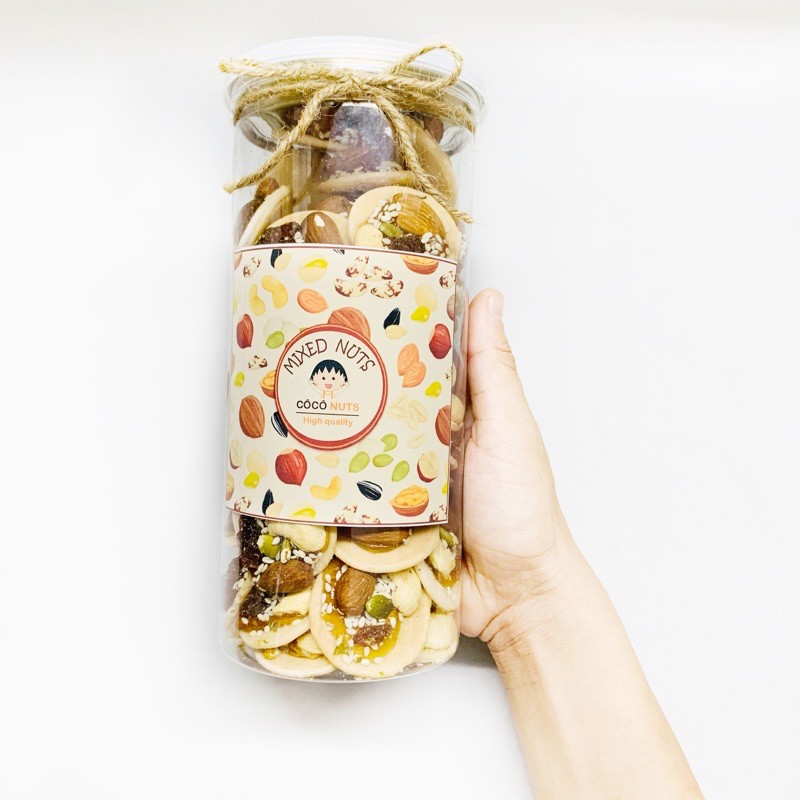 400G BASnh ĐỒNG TIỀN MIX HẠT ĐIỀU HẠNH NHÂN BÍ NHO MÈ SIÊU NGON | BigBuy360 - bigbuy360.vn