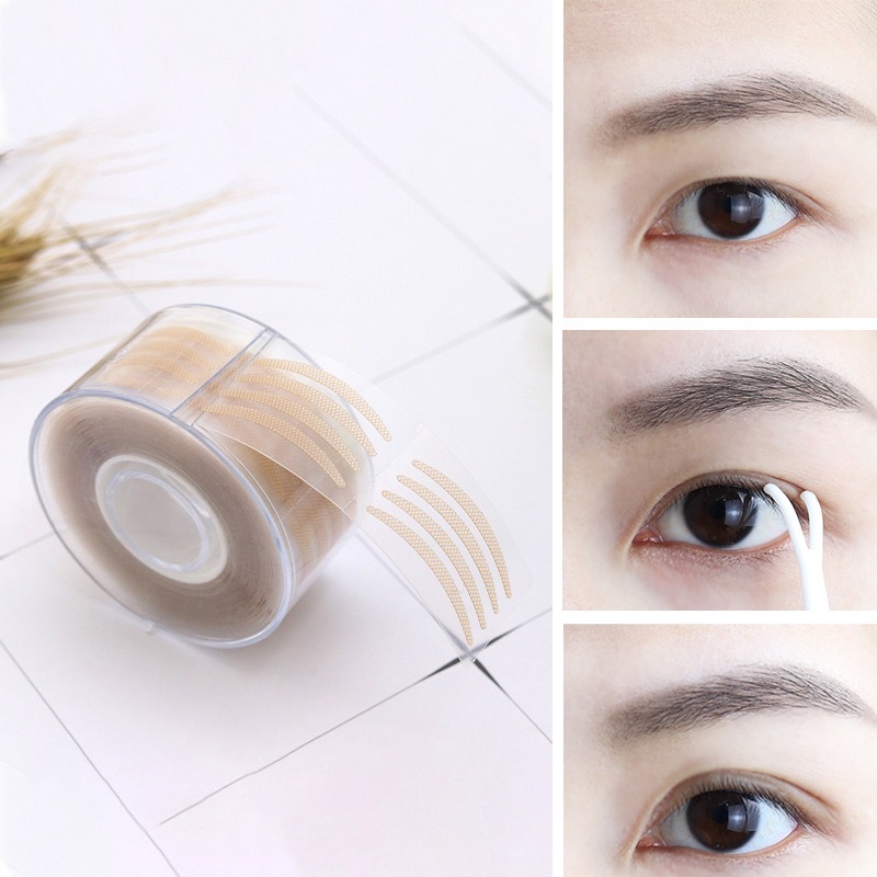 🌱 Mesh Lace Double Eyelid Stickers Roll Eye Stickers Without Trace Natural Flesh Color Invisible Strong Sticky Long-lasting Female