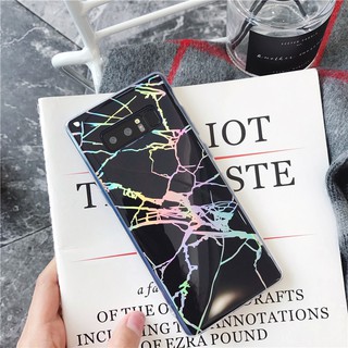 Ốp lưng Samsung Note 9 dẻo đá hoa cương 3D