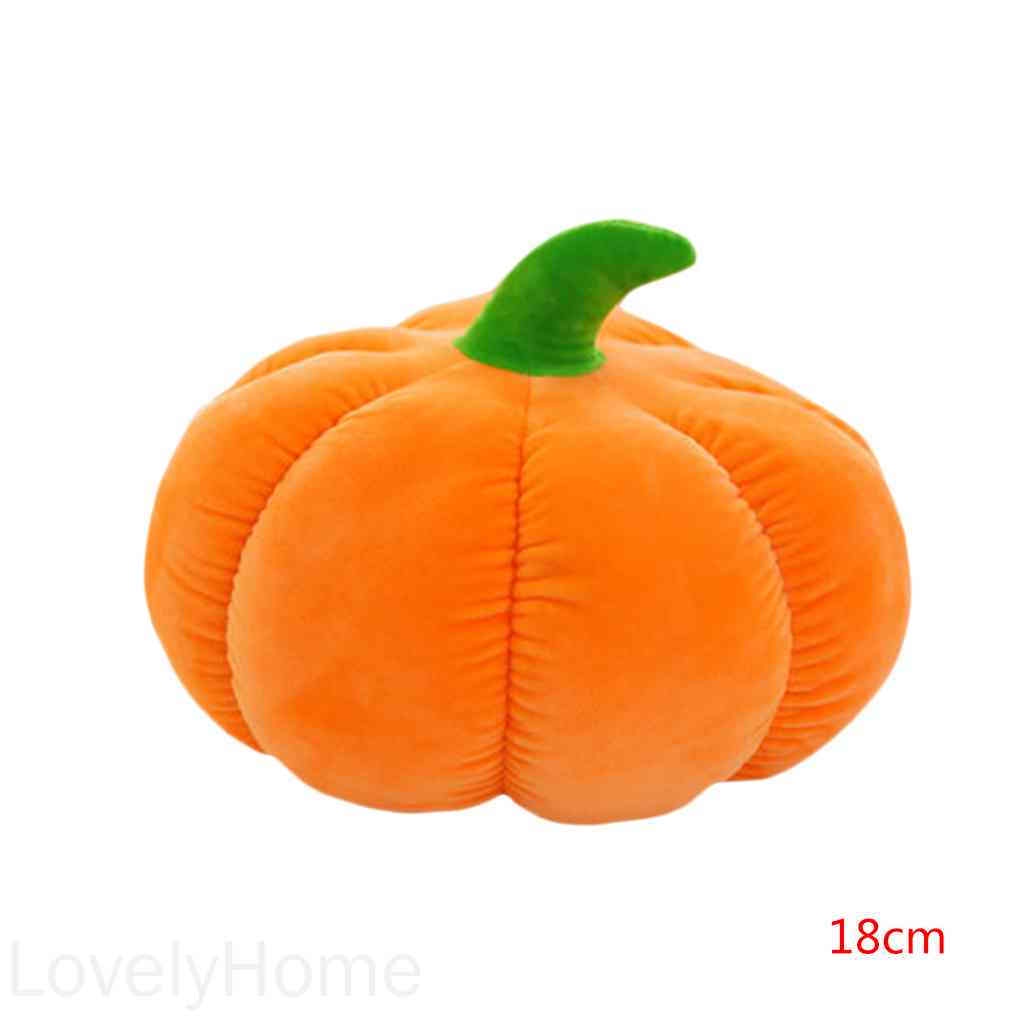 Quả Bí Ngô Nhồi Bông 18 / 30 / 40cm Trang Trí Halloween