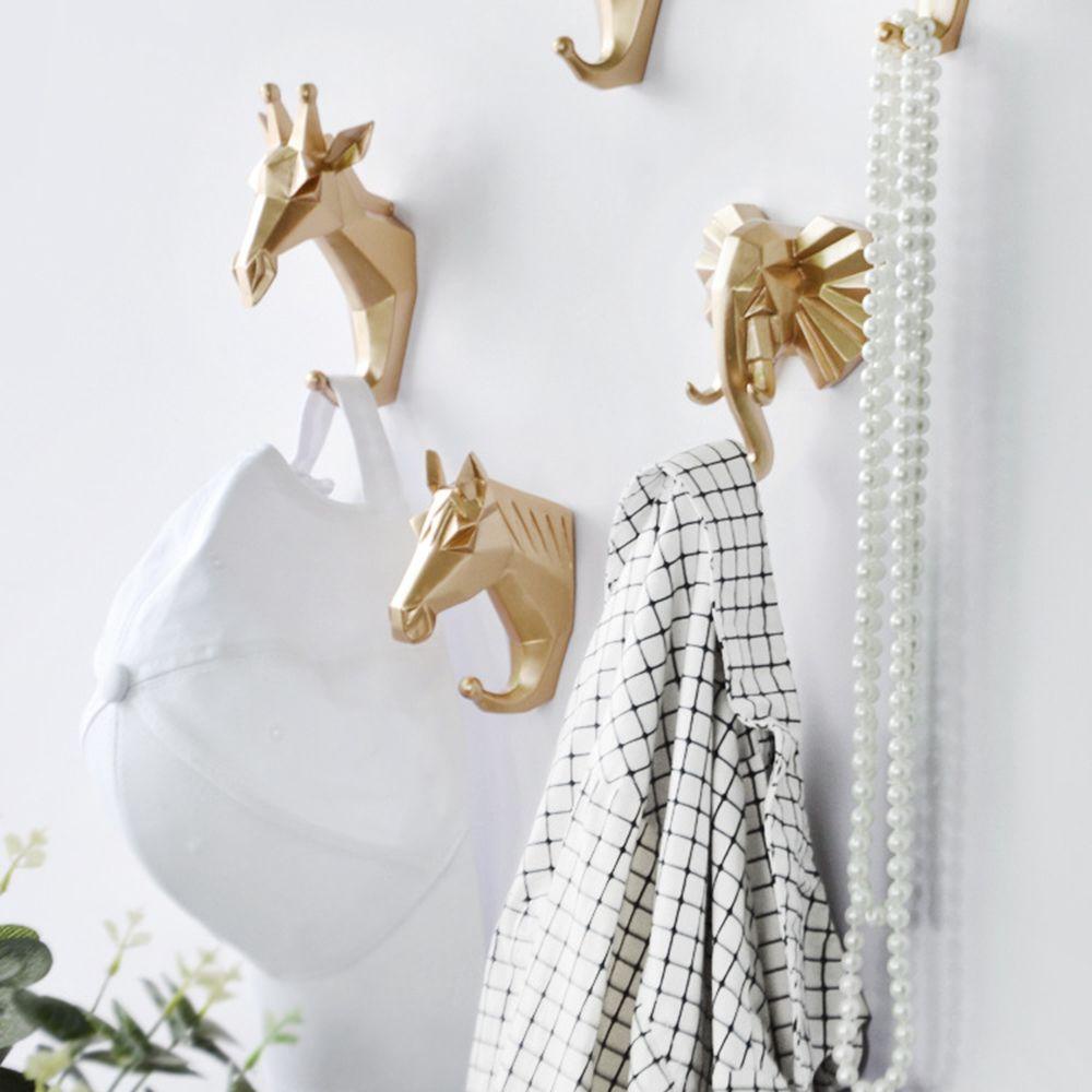 Móc Treo Quần Áo Hình Sừng Hươu Bằng Nhựa Phong Cách Bắc Âu Vintage