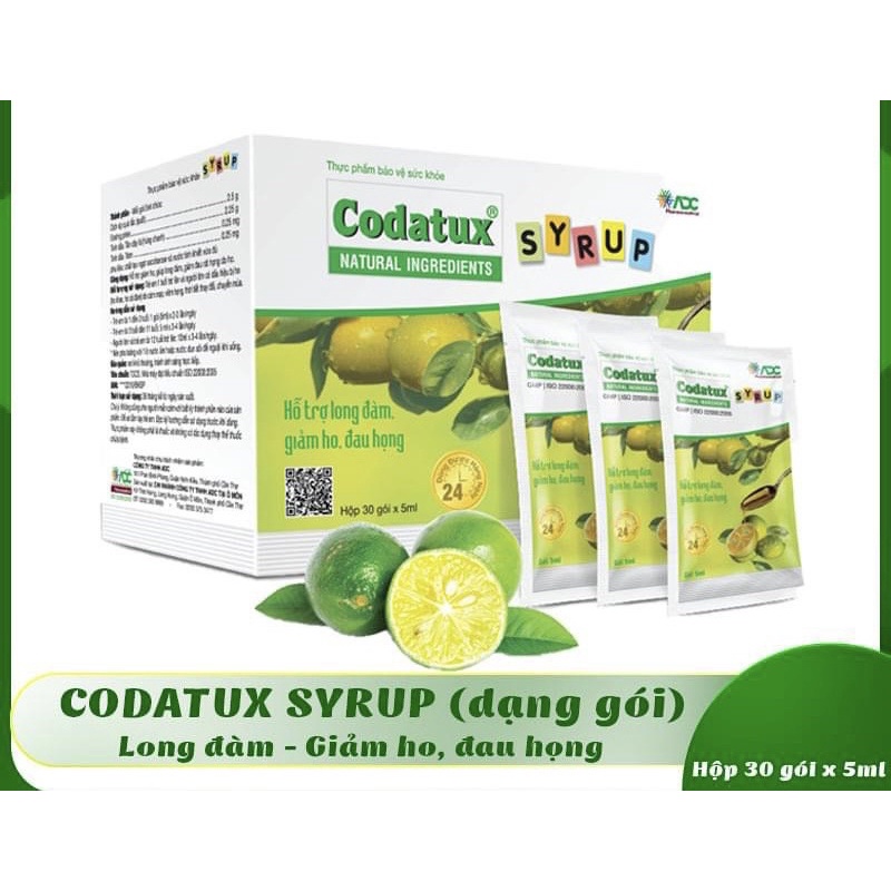 CODATUX SYRUP HỘP 30 GÓI